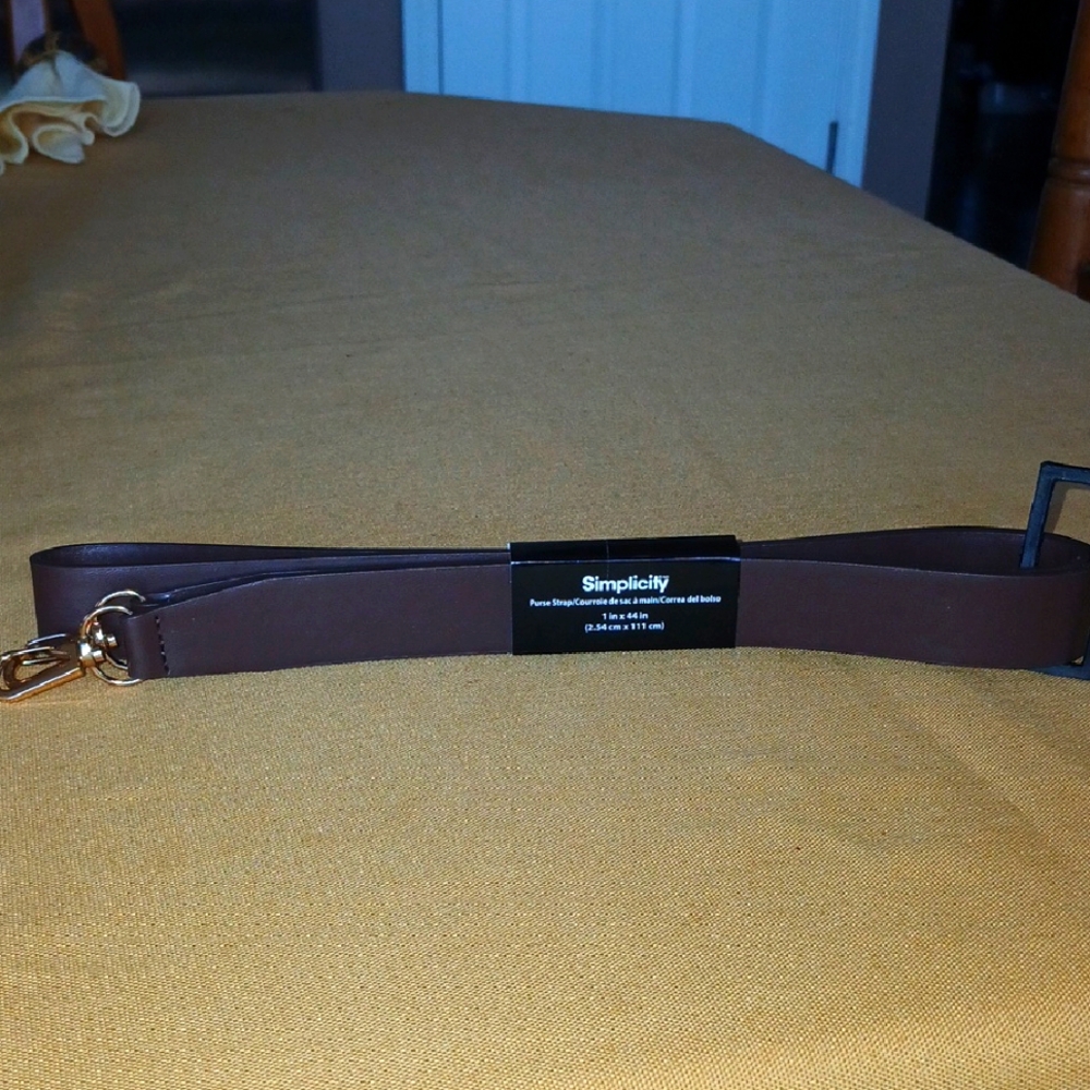 Dark Brown Purse Strap. 1"x44".